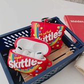 Apple AirPods Pro - Skittles Case - Siliconen Hoesje - Met Riemclip - Geschikt voor AirPods Pro