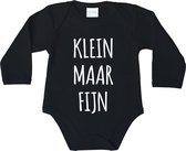 Baby rompertjes - Klein maar fijn - maat 80 - lange mouwen - baby - baby kleding jongens - baby kleding meisje - rompertjes baby - kraamcadeau meisje - kraamcadeau jongen - zwanger