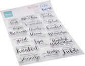 Marianne Design Clear stamps Lieve teksten-kaarten maken-hobby-stempel-scrapbook-embossing