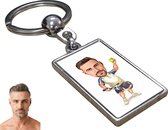 Tennis Karikatuur  - Gepersonaliseerde Karikatuur Sleutelhanger met Jouw Foto - Cadeau - Verjaardag - Kerst - Kado - Valentijn - Vaderdag - Vaderdag cadeautje - Vaderdag cadeau voo