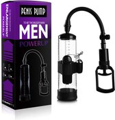 Penispomp - Powerpomp MAX Vibrerend - Zwart & Transparant