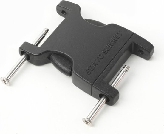 Steekgesp sluiting 40mm. zwart nylon