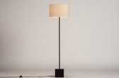 Lumidora Vloerlamp 74528 - E27 - Zwart - Zand - Metaal - ⌀ 40 cm