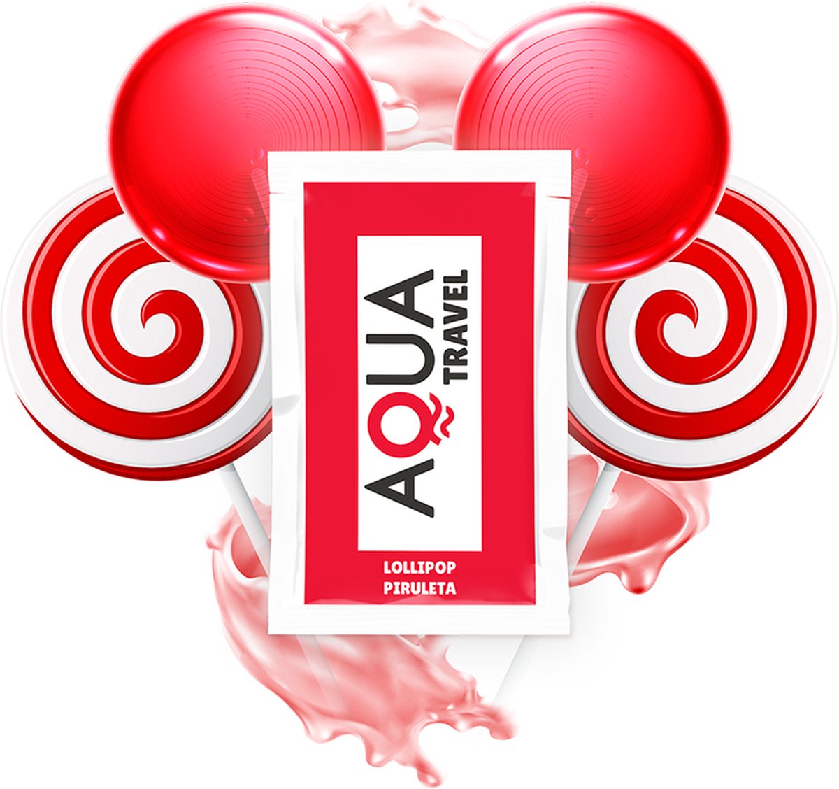 AQUA TRAVEL | Aqua Travel Lollipop Flavour Waterbased Lubricant - 6 Ml