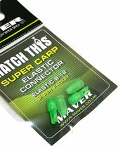 Maver Elastiek Connector Super Carp 2pcs - Maat : Yellow - Elastic 12-14