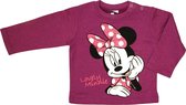 Disney Meisjes Sweater - Minnie Mouse - Paars - Maat 80