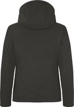Clique Padded hoody softshell ladies donkergrijs xl