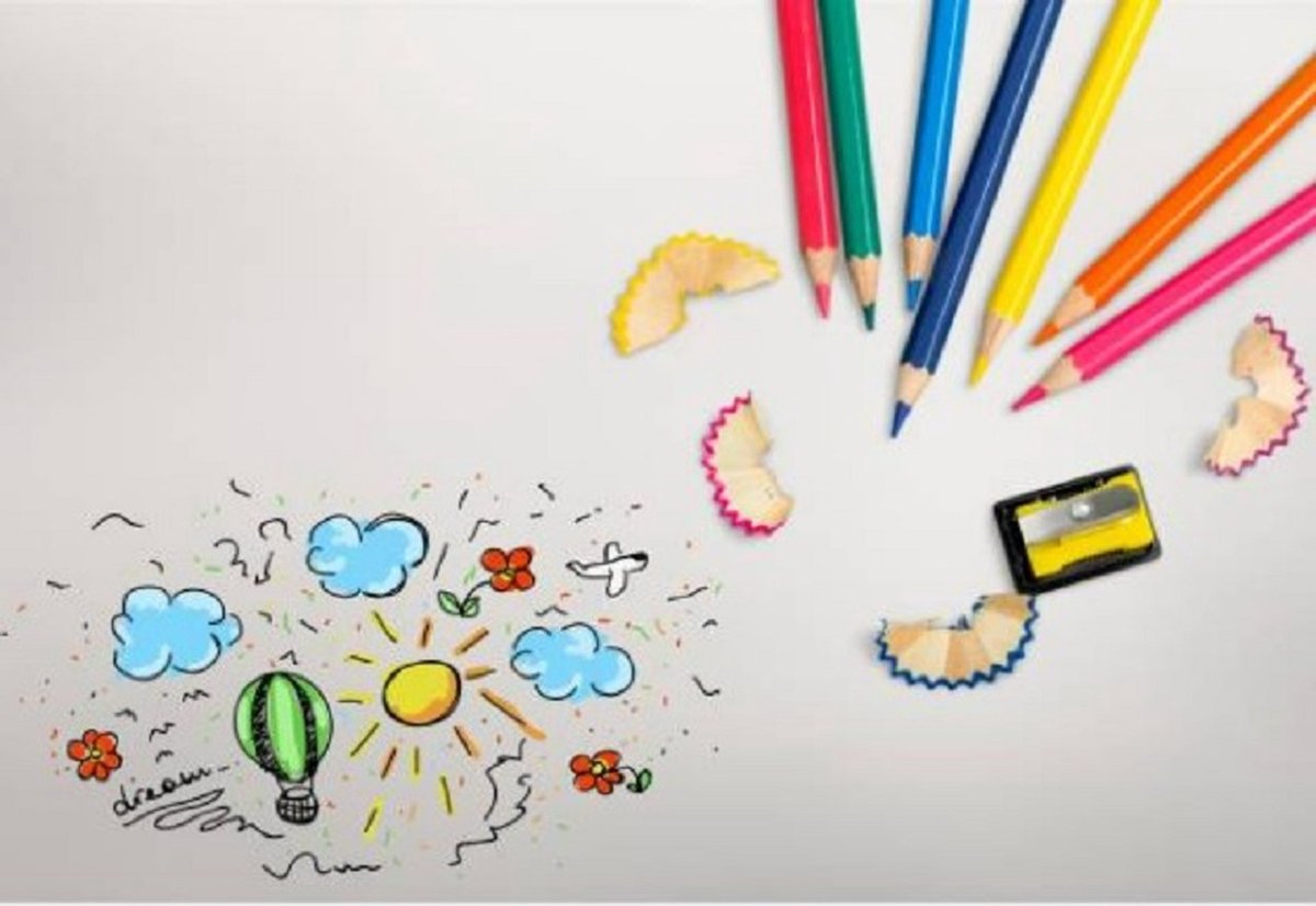 Ensemble de dessin pour enfants 12 Feutres 36 Crayons de couleur - Marqueurs  et