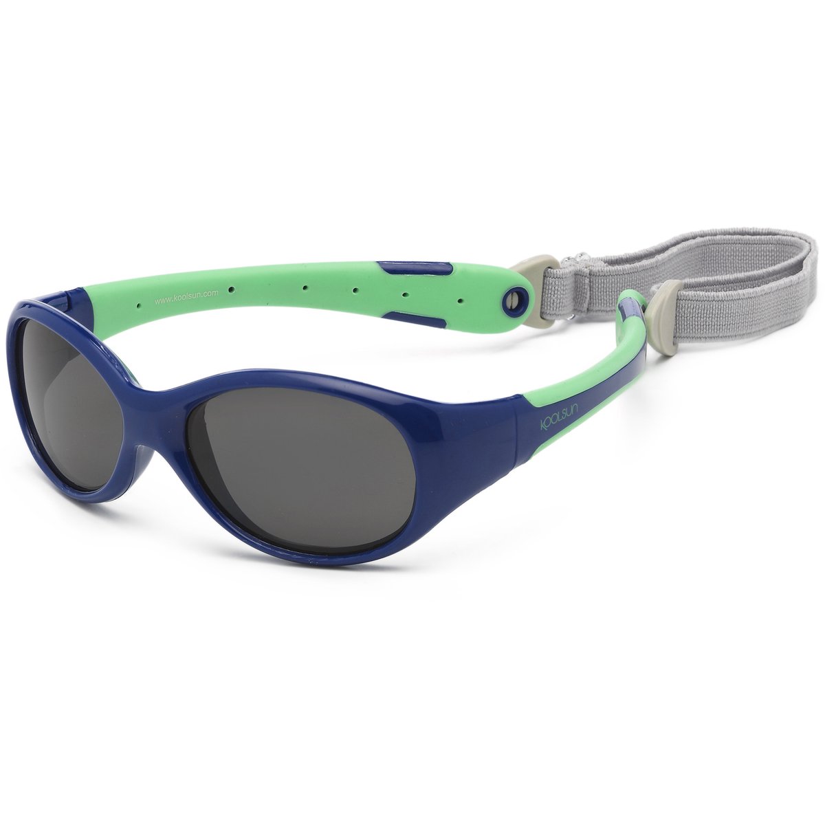 KOOLSUN® Flex - baby zonnebril - Navy Groen - 0-3 jaar - UV400 Categorie 3