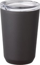 Kinto To Go Tumbler 360ml - zwart - rvs thermosbeker - koffiecup - herbruikbaar - koffiebeker