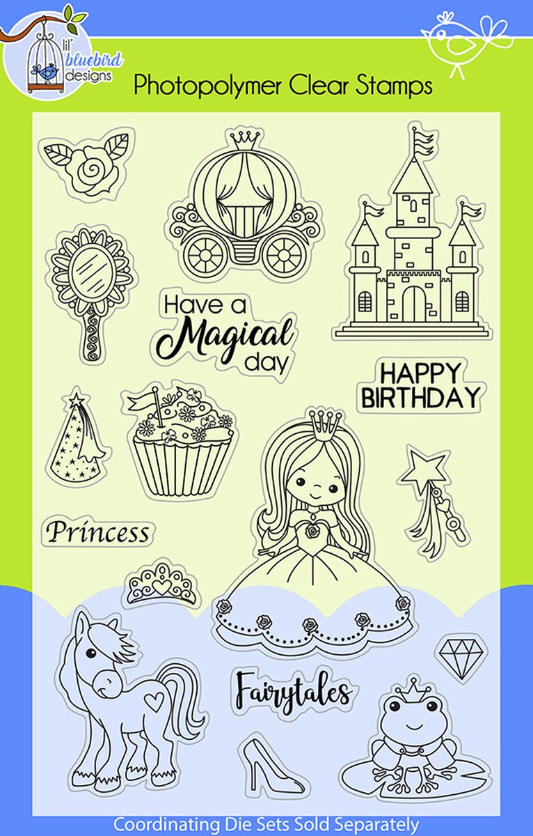 Princess Party Stamp Set (LBD-S013) (DISCONTINUED)