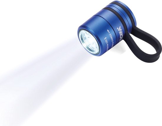Mini lampe de poche Troika ECO - RUN lumière de sport et de sécurité (BLEU)