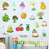 Muursticker Plants vs Zombies - Kinderkamer - Jongenskamer - Muurdecoratie - Wandsticker - Sticker Voor Kinderen 50×70CM Plant2