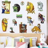 Muursticker Plants vs Zombies - Kinderkamer - Jongenskamer - Muurdecoratie - Wandsticker - Sticker Voor Kinderen 50×70CM Zombie2