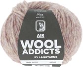 Lang Yarns Wooladdicts Air - kleur oud roze - 50 gram - 125 meter - 84% merino extrafine, 16% Polyamide - naalddikte 5 tot 5.5 mm - breien - haken