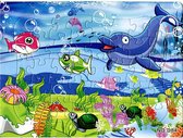 D&More Kinder Puzzel Onder Water Wereld  40 Stukjes. NO:D84 Dolfijn