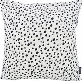 Dalmatian Print Kussenhoes | Katoen / Polyester | 45 x 45 cm | Zwart - Wit