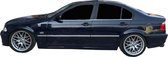 Raamsierlijsten,Glaslat, Autoaccessoire, Raambekleding Voor BMW 3 Series E46 Limousine 1998-2005