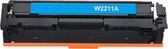 Compatible Toner cartridge voor HP 207A (W2211A) Cyaan | Geschikt voor HP Color LaserJet Pro M255DW, M255NW, MFP M282NW, MFP M283FDN, MFP M283FDW