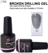 Gellak - Broken Drilling Gel #02 | Nagellak Gel | Glitter Gel | Nail Polish Gel