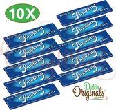 Smoking Blue King Size Rolling Papers – Vloeipapier - Rolling Papers - Blauwe vloei - Lange vloei – 10 stuks
