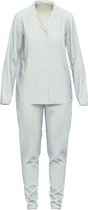 Tom Tailor Pure Cotton gestreepte dames doorknoop pyjama - Maat 36