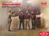 1:32 ICM 32116 Photo to remember - USAAF Pilots (1944-1945) - Figures Plastic Modelbouwpakket