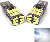 1 Paar T10 Wit Licht 5 LED 5050 SMD CANBUS Auto Signaal Gloeilamp (Wit licht)