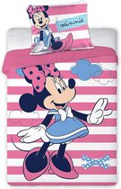 Minnie Mouse Baby Dekbedovertrek Minnie - 100 x 135 cm - Katoen - incl Dekbed+Kussen KD®