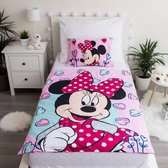Minnie Mouse Baby Dekbedovertrek - 100 x 135 cm - Katoen - incl Dekbed+Kussen KD®
