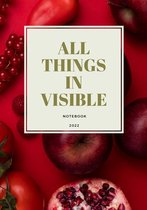 ALL THINGS IN VISIBLE, A5 New Premium Squared Paperback Notebook/Notepad/Diary/Cooking/Recipe Log, Graph Interior Design for Office, School, Home - fo