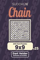 Chain Sudoku - 200 Hard Puzzles 9x9 (Volume 25)