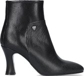 Floris Van Bommel 85689 Enkellaarsjes - Enkelboots met rits - Dames - Zwart - Maat 41