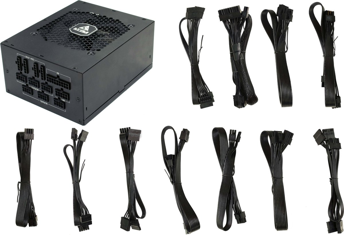 Deltae Voeding - Pc Voeding - Psu Atx Gold 1000 Watt Gaming Power Supply - afbeelding 3
