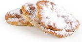 Stolletjes mini, per 3 stuks, rijkelijk gevuld met zuivere amandelspijs