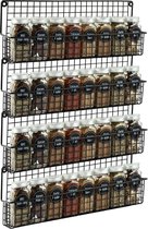 Keuken Opbergrek, Premium kwaliteit, Kruidenrek, Kruidenhouder, Kruidenpot Organizer Plank voor Keuken.