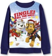 Paw Patrol sweater - Kerst - Blauw - Maat 92/98 (2/3 jaar)