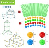 Bouw je eigen Fort XL-Op=Op: 2 voor de prijs van 1 - Hut-Speelhuis-Kasteel-Bouwen-Ontwerpen-Educatief Spelen-Creatief Spelen-Meisjes en Jongens-Speelgoed