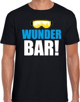 Apres ski t-shirt Wunderbar zwart  heren - Wintersport shirt - Foute apres ski outfit/ kleding/ verkleedkleding XL