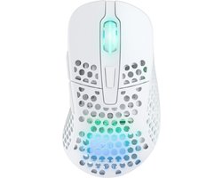 Xtrfy M4 draadloze RGB Gaming muis - wit