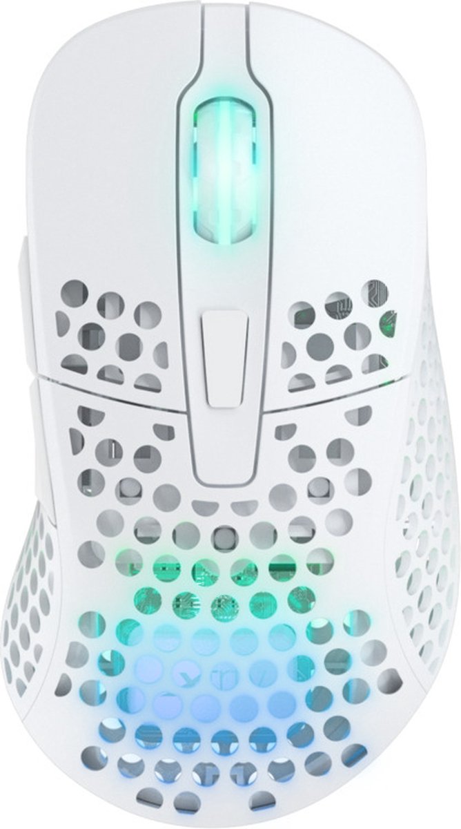 Xtrfy M4 draadloze RGB Gaming muis - wit