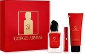 Armani Si Passione Giftset - 50 ml eau de parfum spray + 1,5 ml eau de parfum tasspray - 75 ml bodylotion - cadeauset voor dames