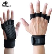 MJ Sports Premium Grip Gloves - Handschoenen - Griphandschoenen - Fitness - Set van 2 - Maat XL - Zwart