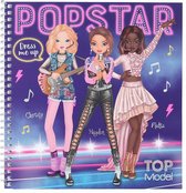 Depesche . TOPModel Dress Me Up stickerboek - POPSTAR