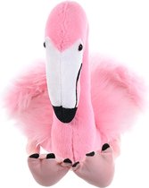 Wild Republic - Knuffel - Flamingo - 30 cm zittend - 50 cm lengte - Pluche