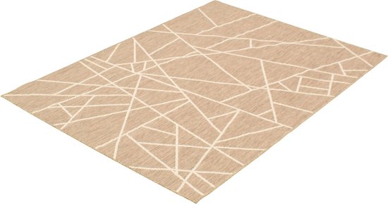 Sisal tapijt Abstract Taupe/Champagne - 230 x 160 cm