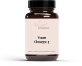 Omega 3 Algenolie - Vegan Visolie - Veganistische Capsules/Supplementen - By Vivian Reijs