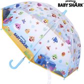PARAPLU BABY SHARK (Ø 78 CM) TRANSPARANT -  Baby shark - Baby shark paraplu - Kinderparaplu jongens - Paraplu kind - Paraplu kinderen - Paraplu kind jongen - Paraplu jongen - Kinderparaplu - 