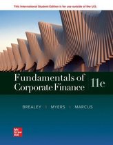 Samenvatting Fundamentals of Corporate Finance ISE -  Banking & Finance