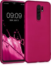kwmobile telefoonhoesje voor Xiaomi Redmi 9 - Hoesje voor smartphone - Back cover in metallic roze